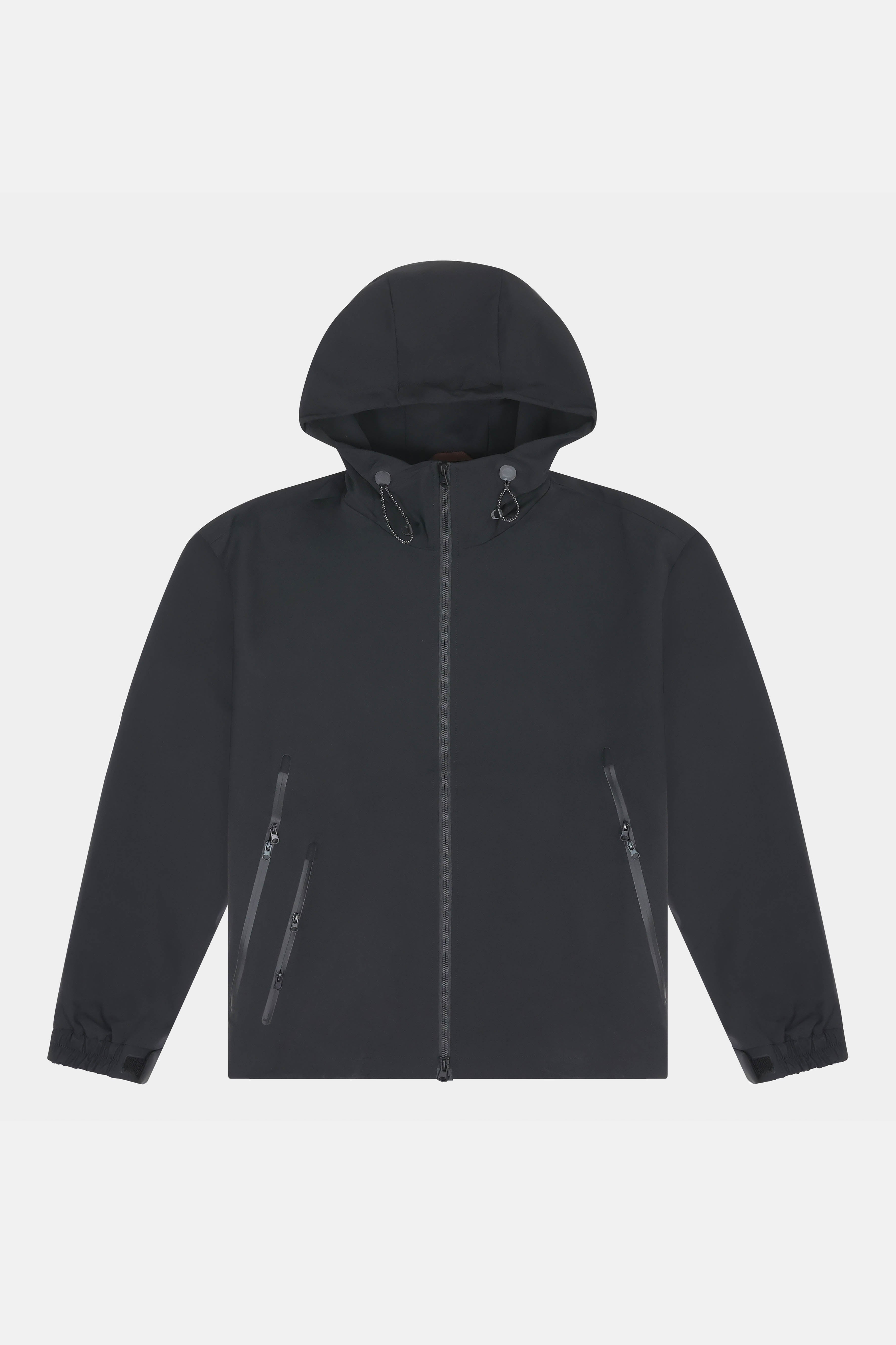 JC Zip Front Hooded Windbreaker