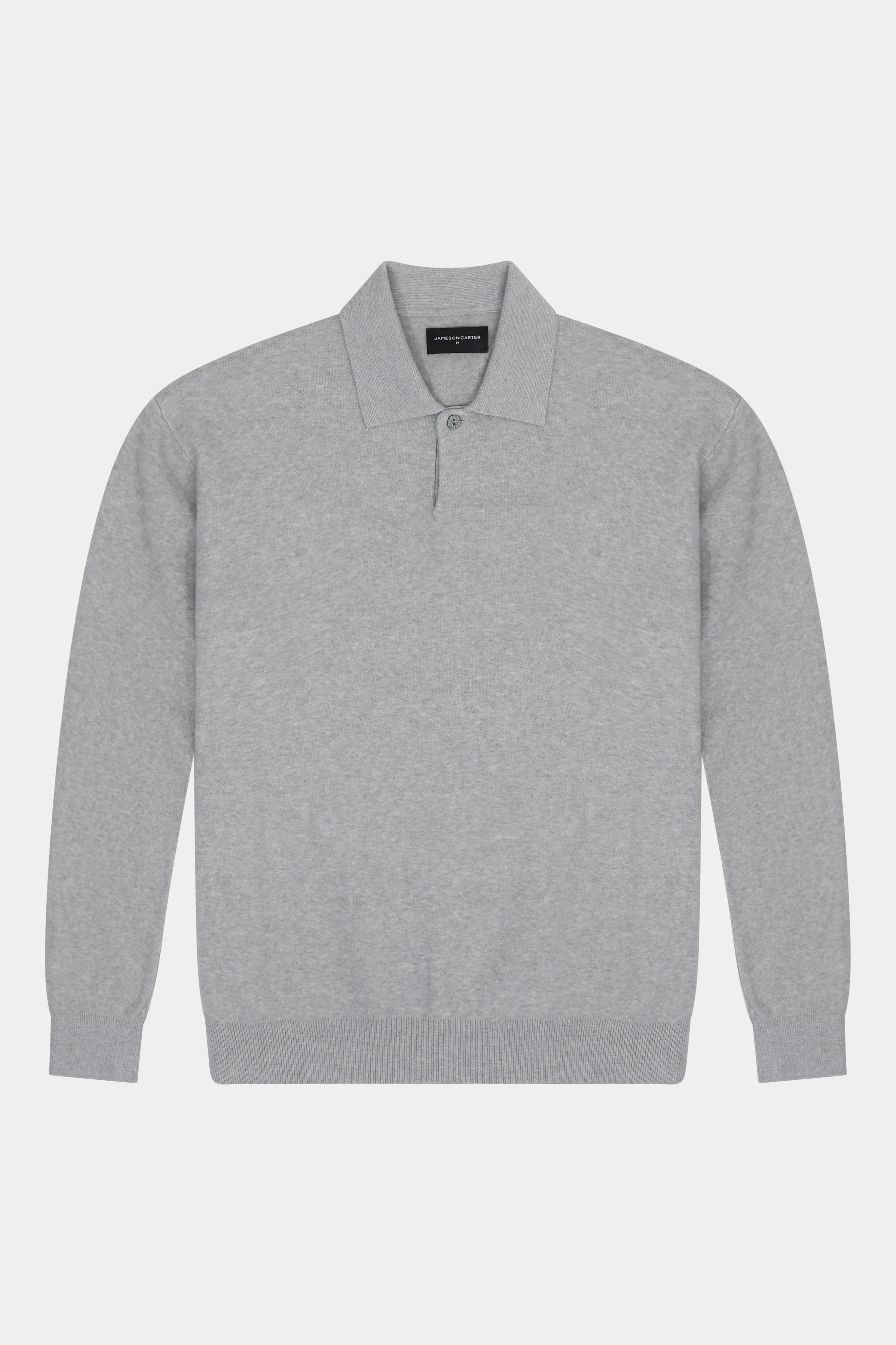 JC Knitted L/S Polo Shirt