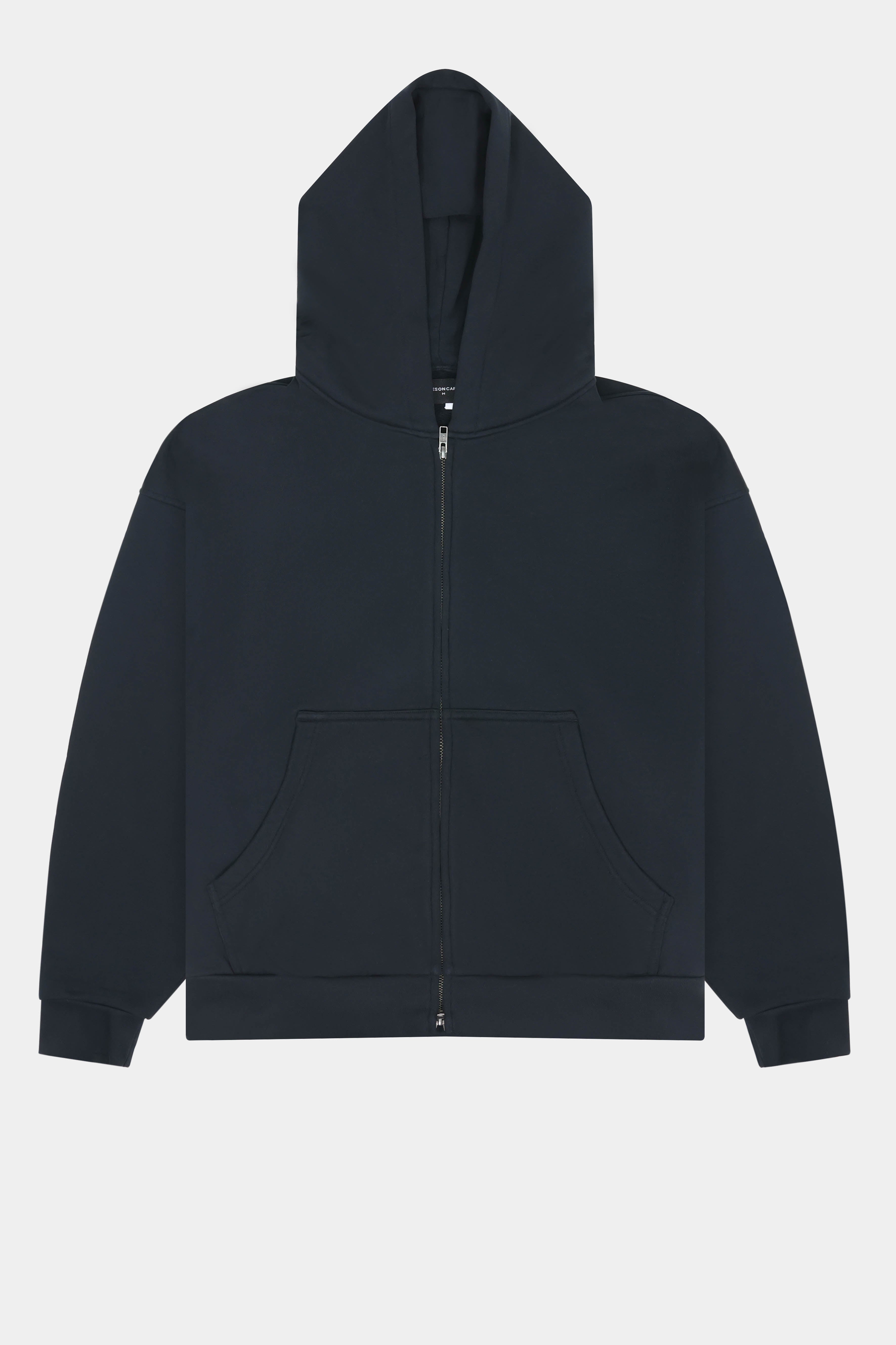 JC Oversized Boxy Zip Hoodie