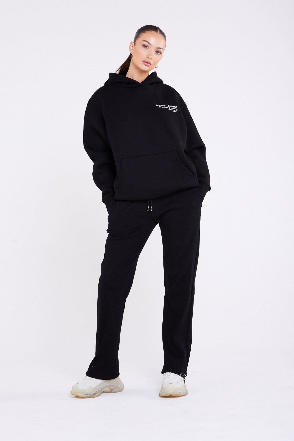 Jameson Carter Womens Hoodies Atelier Hoodie - Black
