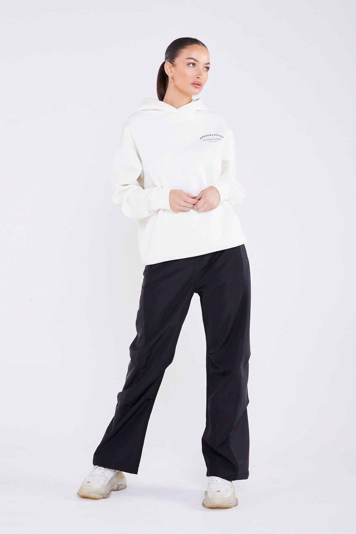 Jameson Carter Womens Hoodies Louie Hoodie - Off White