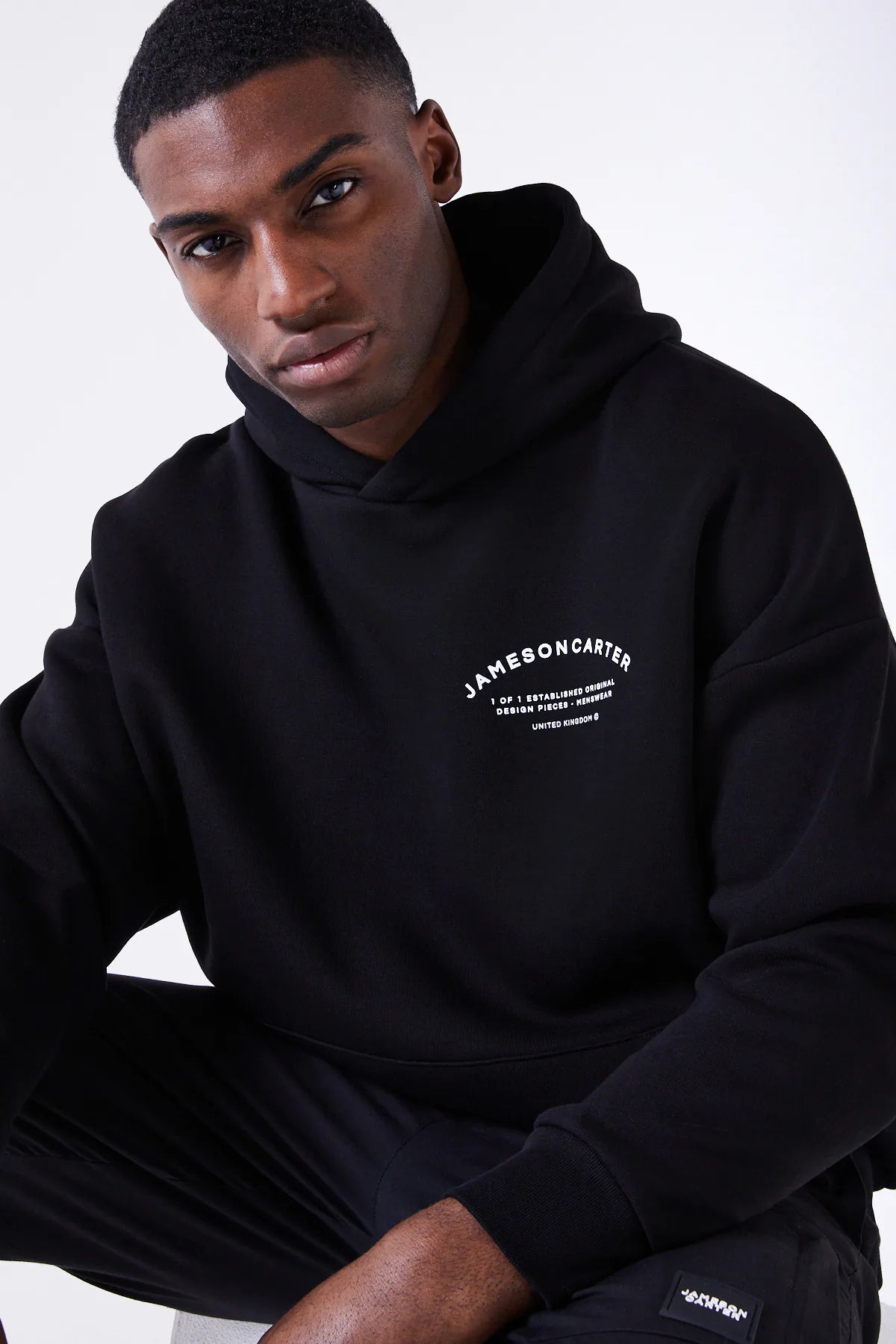 Jameson Carter Hoodies Louie Oversized Hoodie - Black