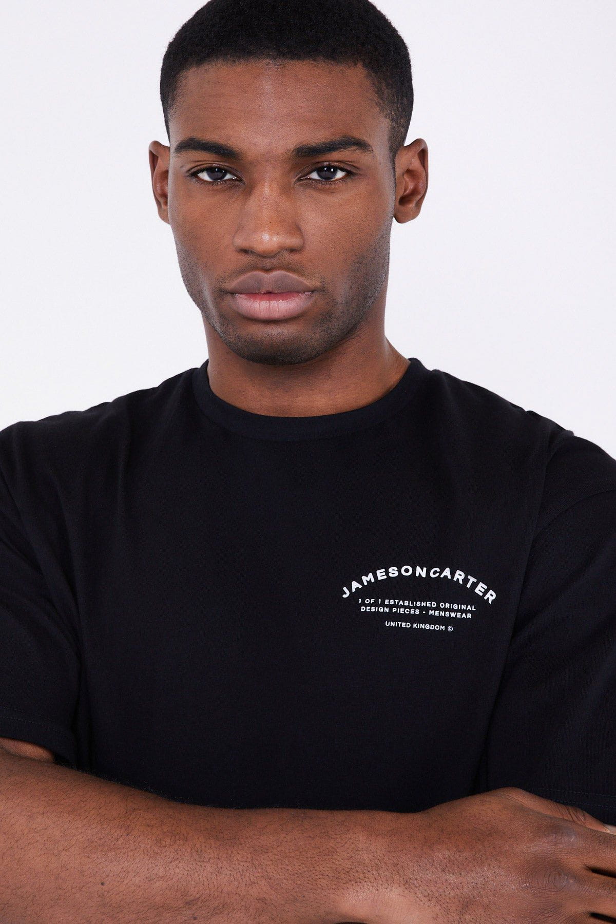 Jameson Carter T-Shirts Louie Oversized T-Shirt - Black