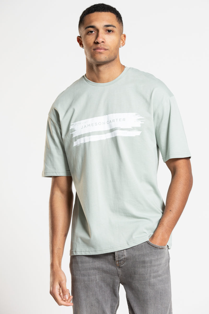 Paint Oversized Stripe T-Shirt