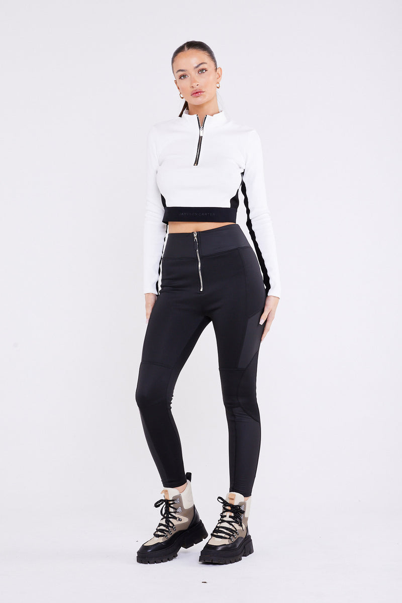 Jameson Carter Black Skye Neoprene Leggings - Black Image 4