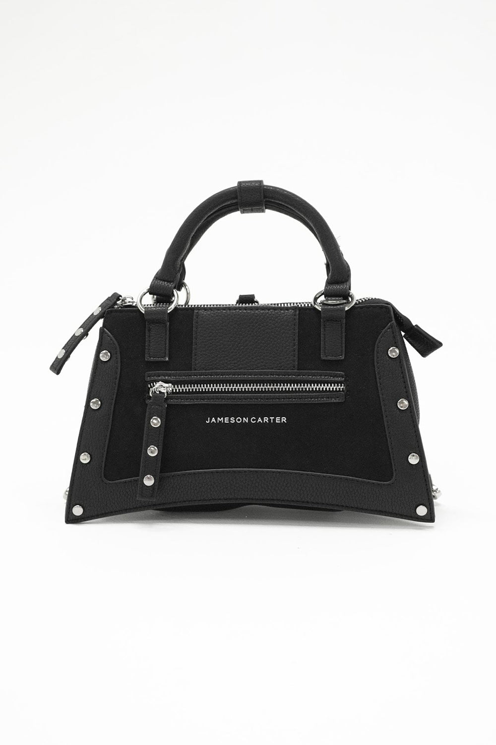 Jameson Carter Black Riya Multi-Way Bag with Stud Details - Black Image 1