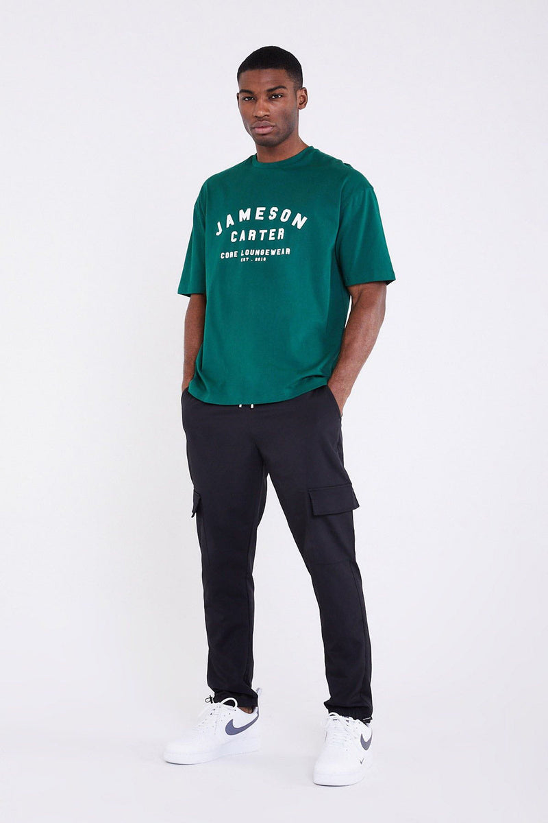 Jameson Carter Green Identity Oversided T- Shirt - Green Image 4