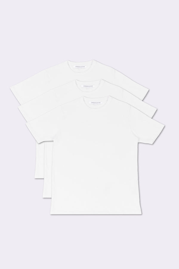 Jameson Carter White Element 3 Pack T-Shirts - White Image 1