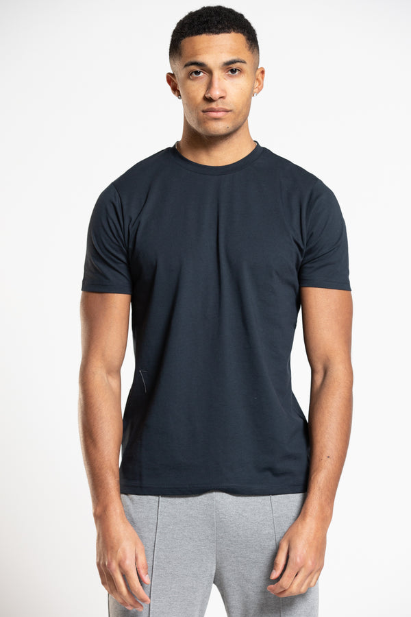 Jameson Carter Navy Element 3 Pack T-Shirts - Navy Image 2