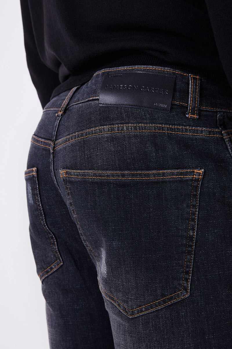 Jameson Carter Black Monford Jeans - Black Image 3