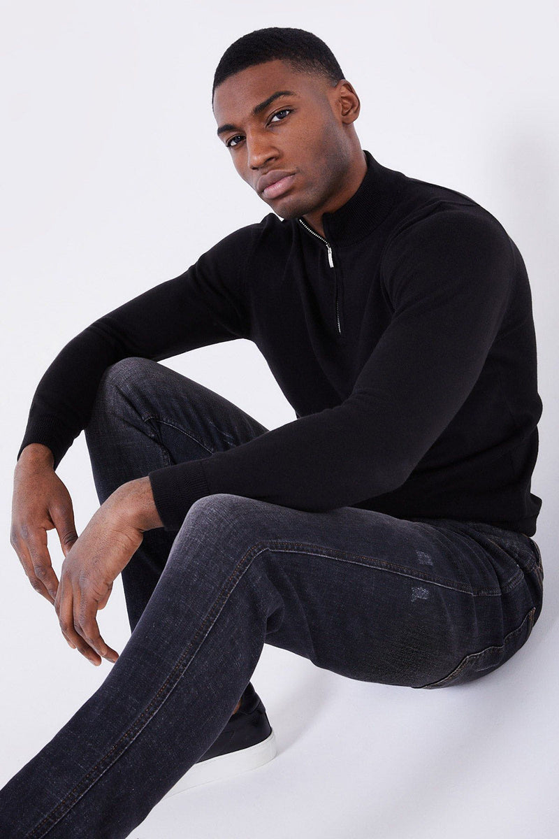 Jameson Carter Black Monford Jeans - Black Image 4