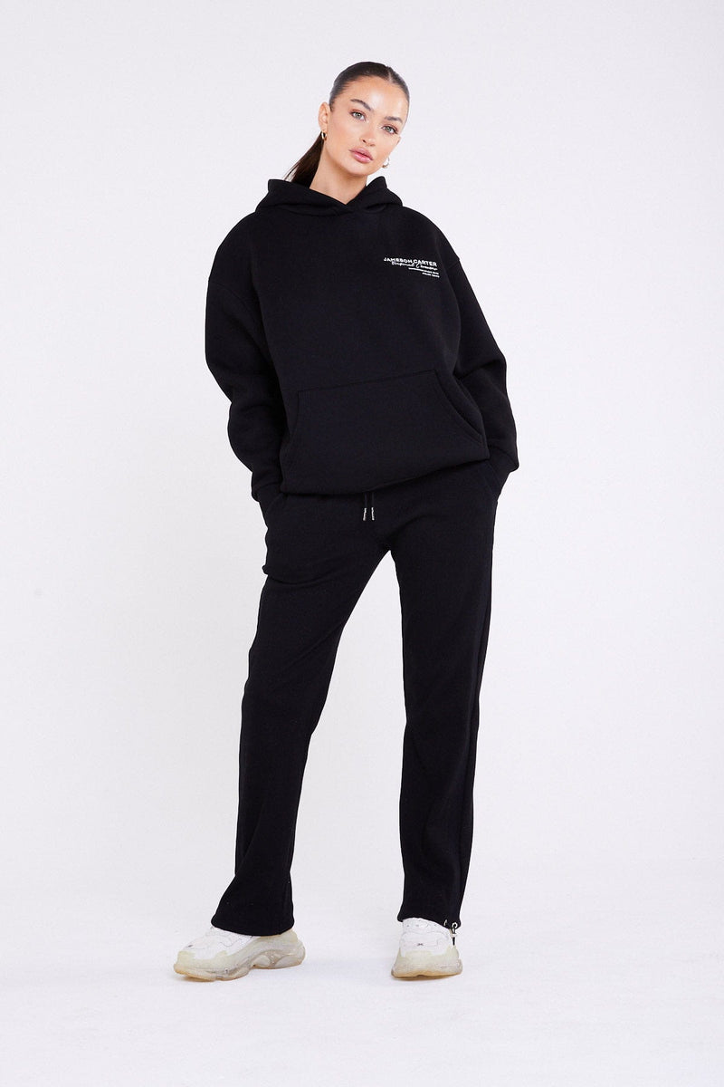 Jameson Carter Womens Hoodies Atelier Hoodie - Black