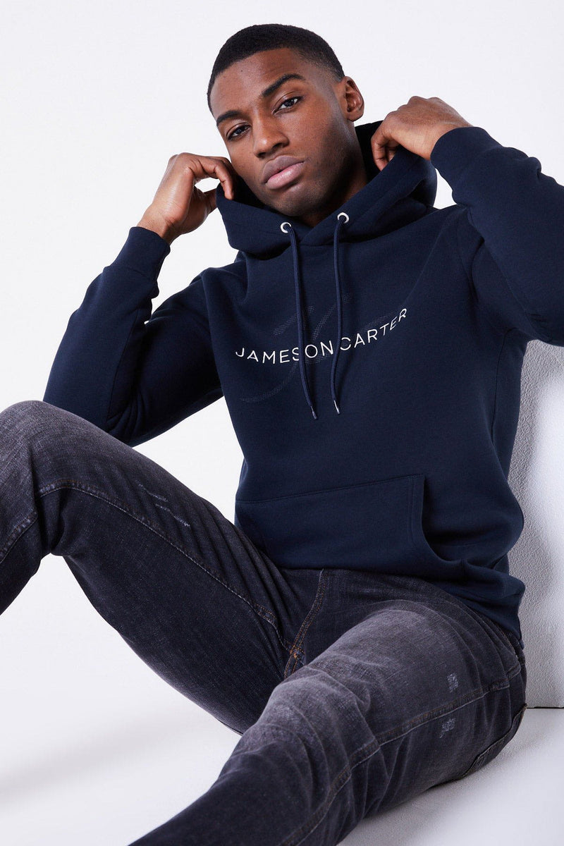 Jameson Carter Hoodies Echo Hoodie - Navy