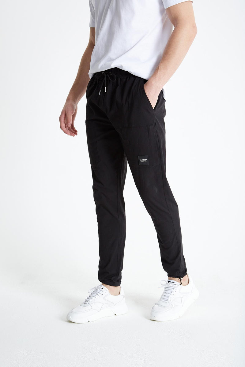 Jameson Carter Tracksuit Pants Fenton Cargo Pant - Black