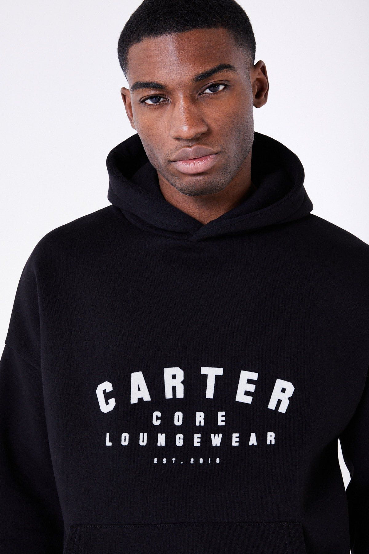 Jameson Carter  Hoodies Heritage Oversized Hoodie - Black
