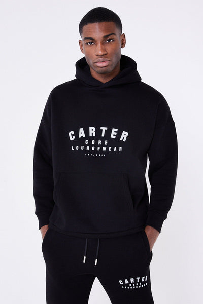 Jameson Carter  Hoodies Heritage Oversized Hoodie - Black