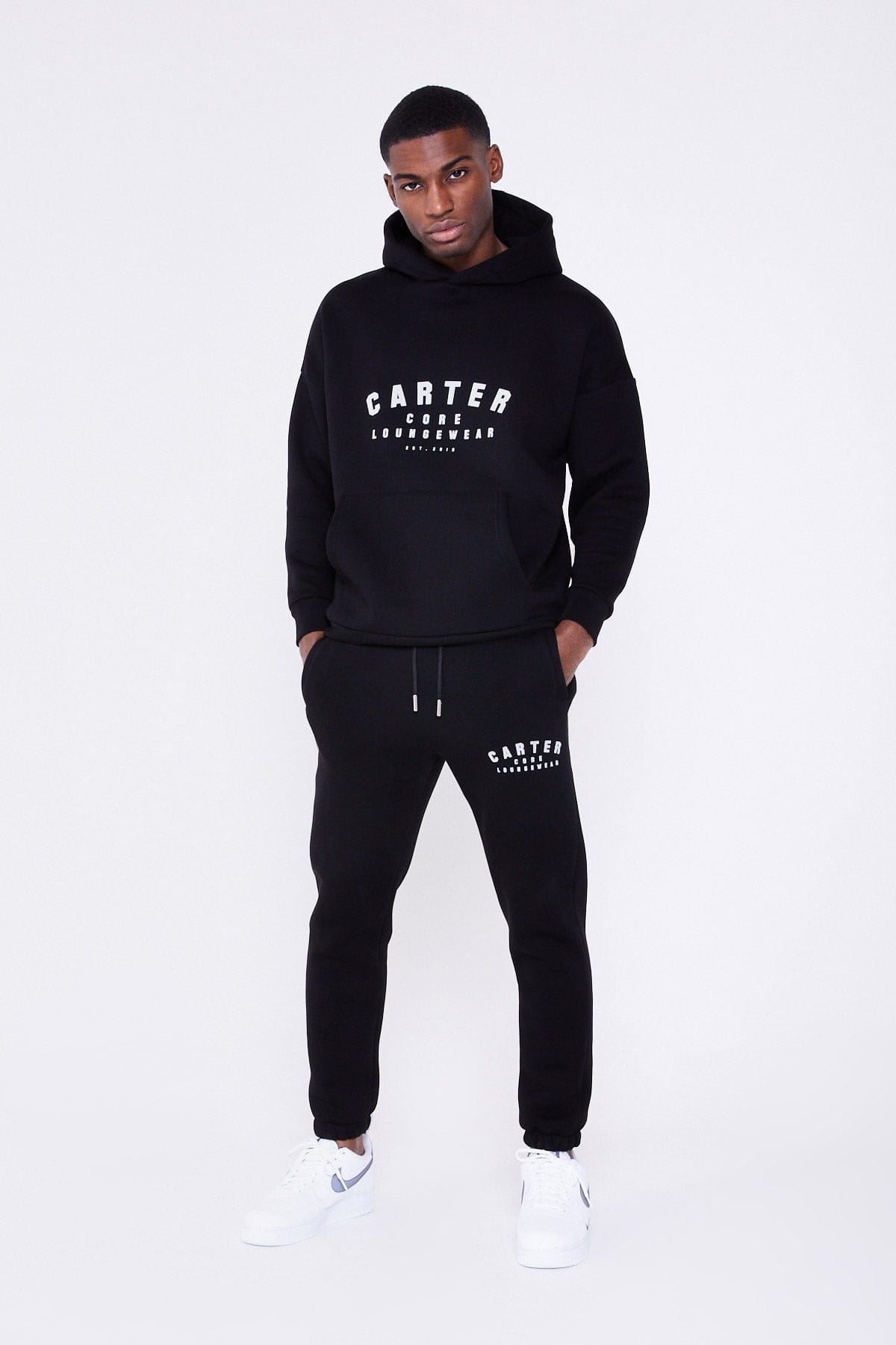 Jameson Carter  Hoodies Heritage Oversized Hoodie - Black