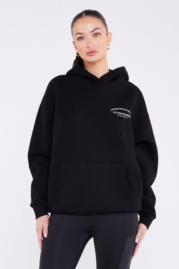 Jameson Carter Womens Hoodies Louie Hoodie - Black
