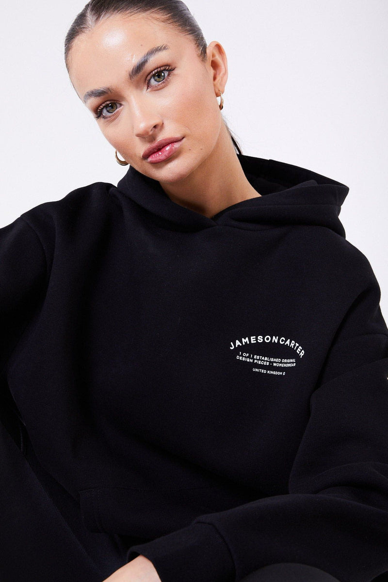 Jameson Carter Womens Hoodies Louie Hoodie - Black