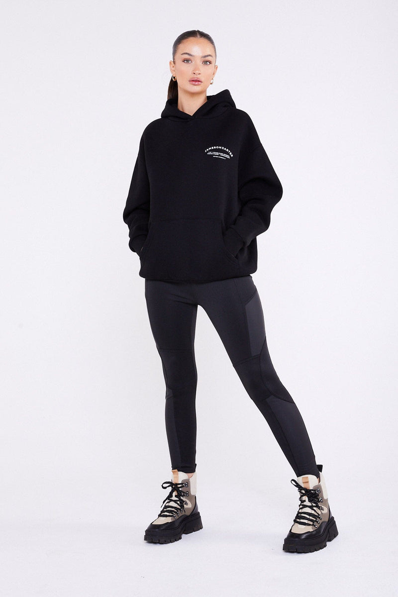 Jameson Carter Womens Hoodies Louie Hoodie - Black