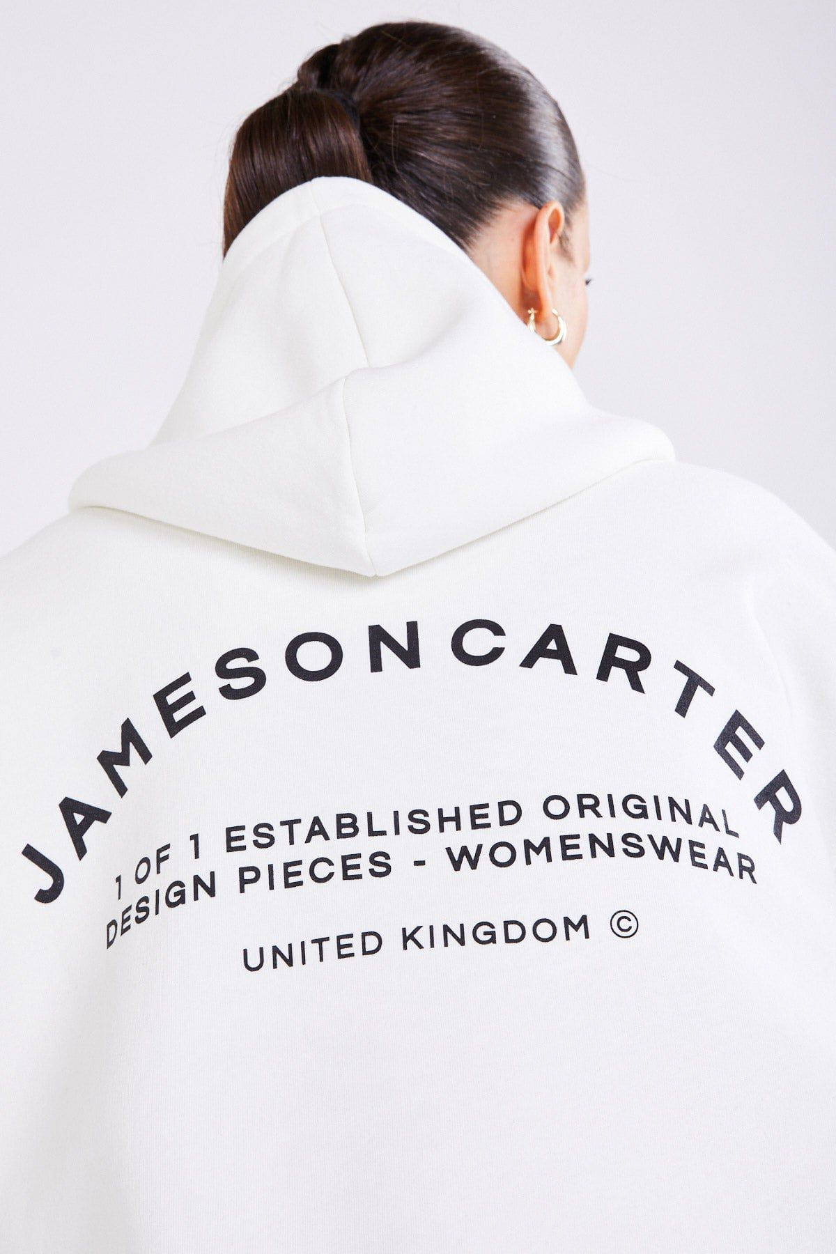 Jameson Carter Womens Hoodies Louie Hoodie - Off White