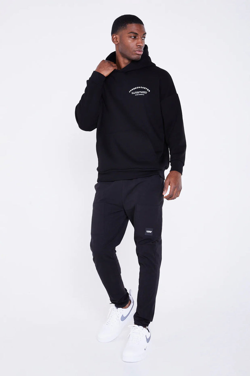 Jameson Carter Hoodies Louie Oversized Hoodie - Black