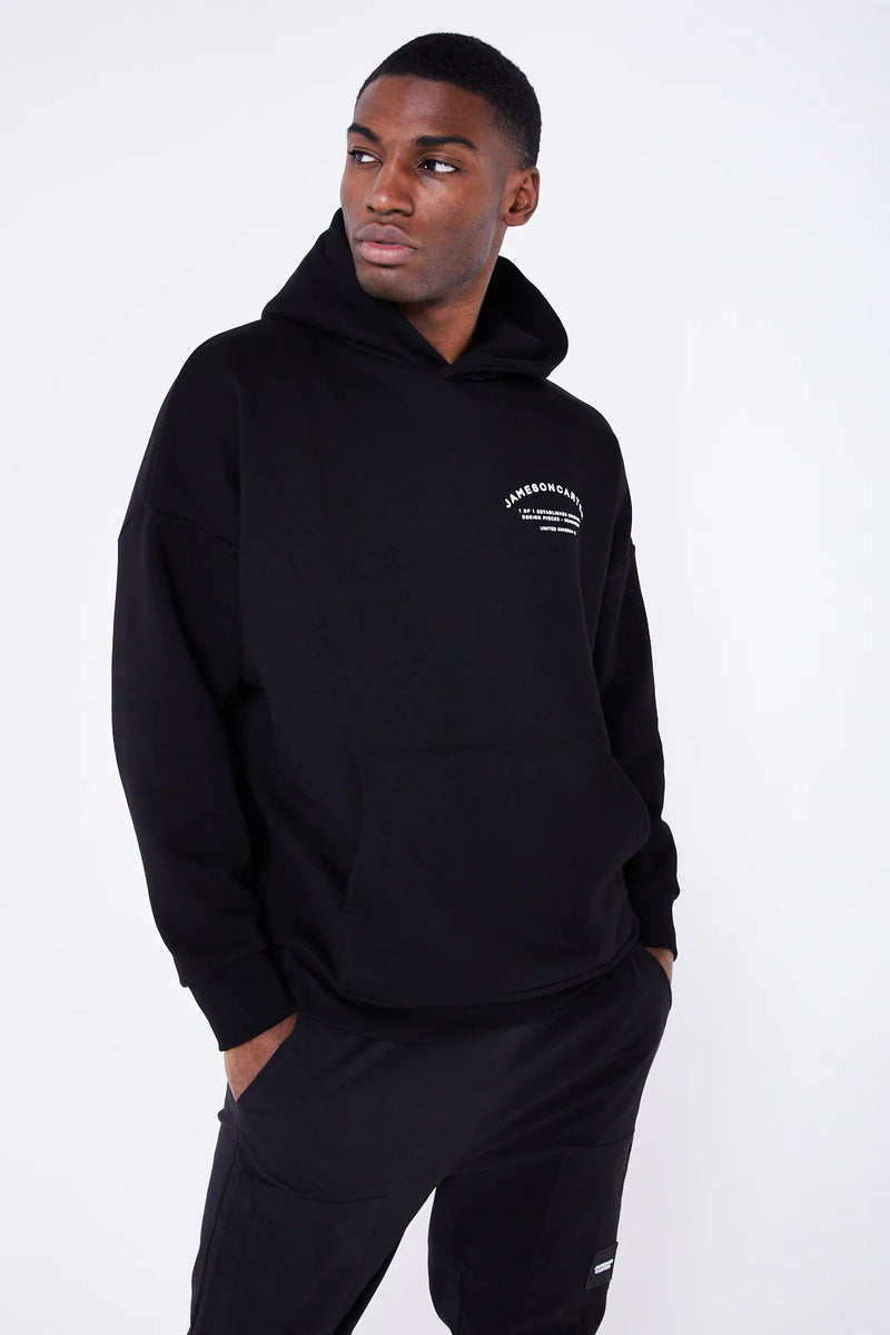 Jameson Carter Hoodies Louie Oversized Hoodie - Black