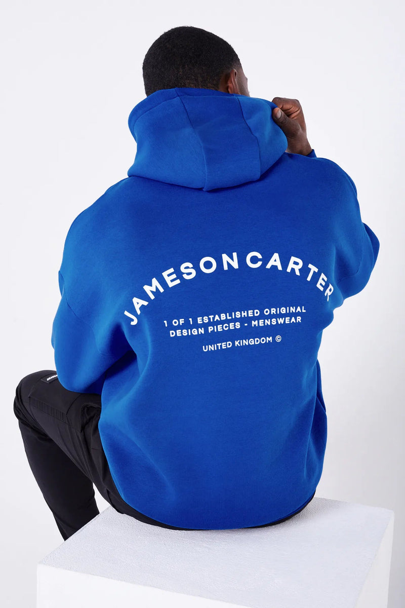 Jameson Carter  Hoodies Louie Oversized Hoodie - Blue