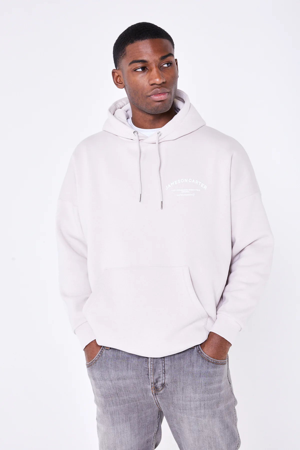 Jameson Carter Hoodies Louie Oversized Hoodie - Oatmeal