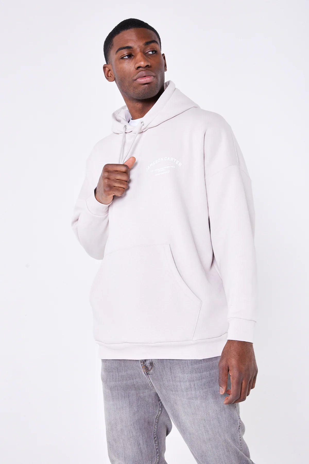 Jameson Carter Hoodies Louie Oversized Hoodie - Oatmeal