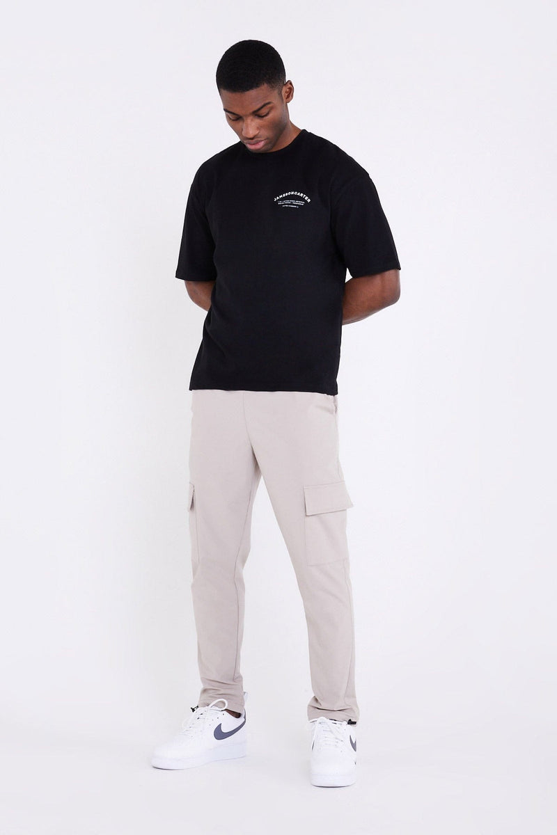 Jameson Carter T-Shirts Louie Oversized T-Shirt - Black