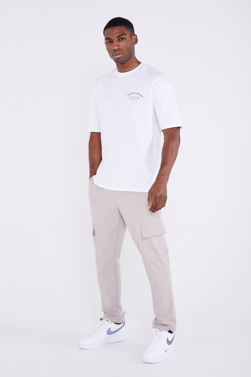 Jameson Carter T-Shirts Louie Oversized T-Shirt - White