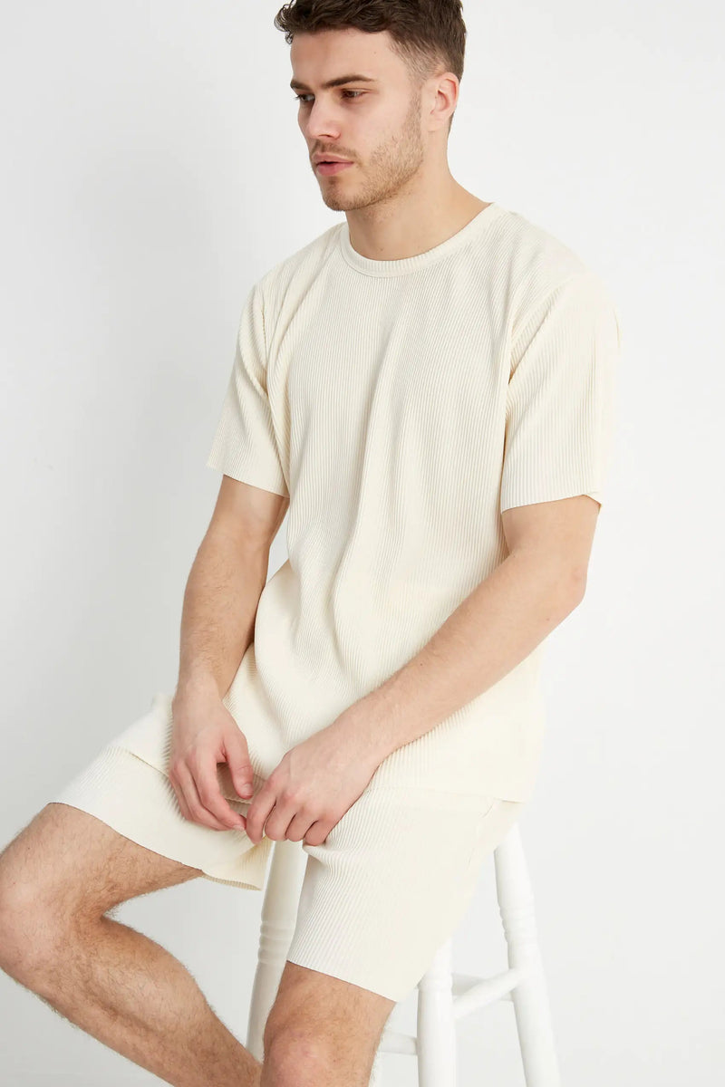 Jameson Carter Twin Set T-Shirts Renoir Twin Set T-Shirt - Cream