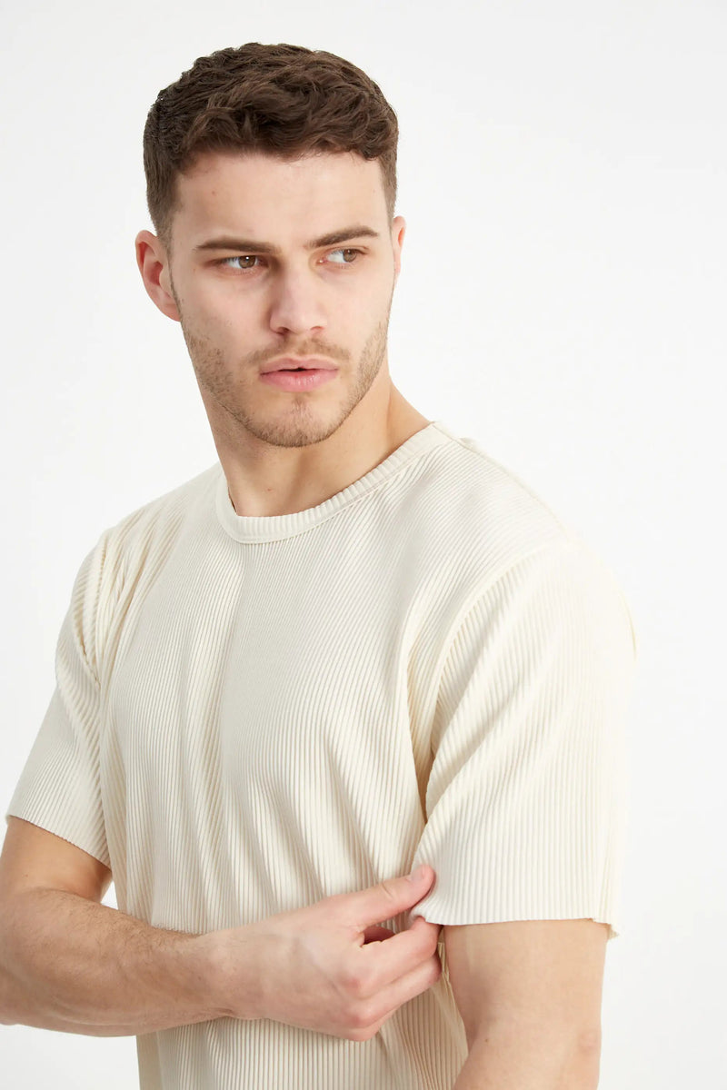 Jameson Carter Twin Set T-Shirts Renoir Twin Set T-Shirt - Cream