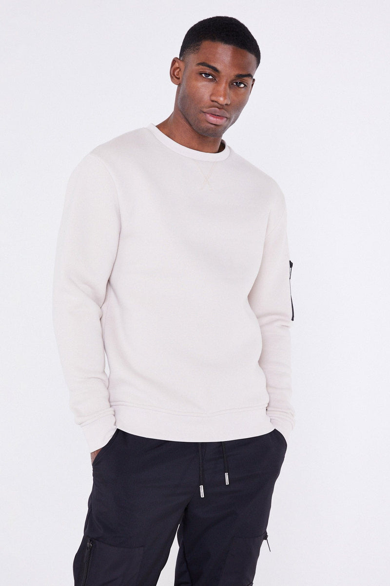 Jameson Carter Jumper Stealth Cargo Jumper - Oatmeal