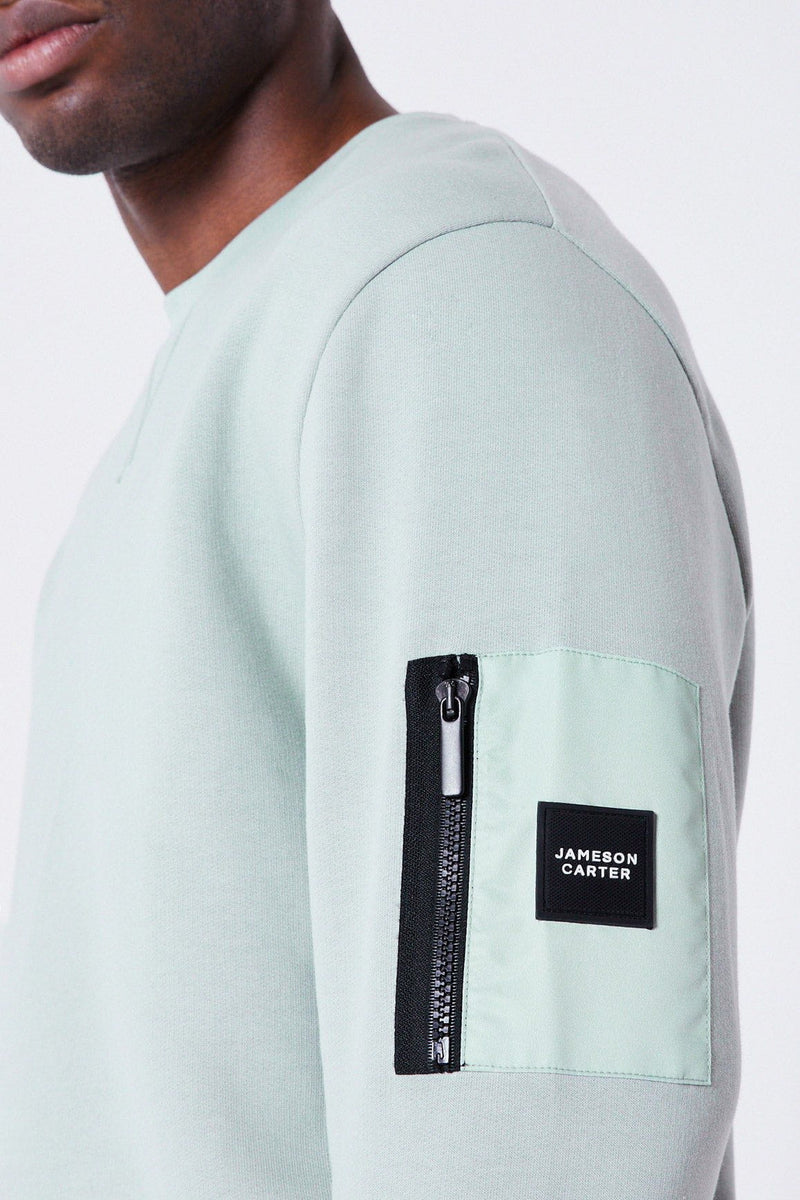 Jameson Carter  Jumper Stealth Cargo Jumper - Sage
